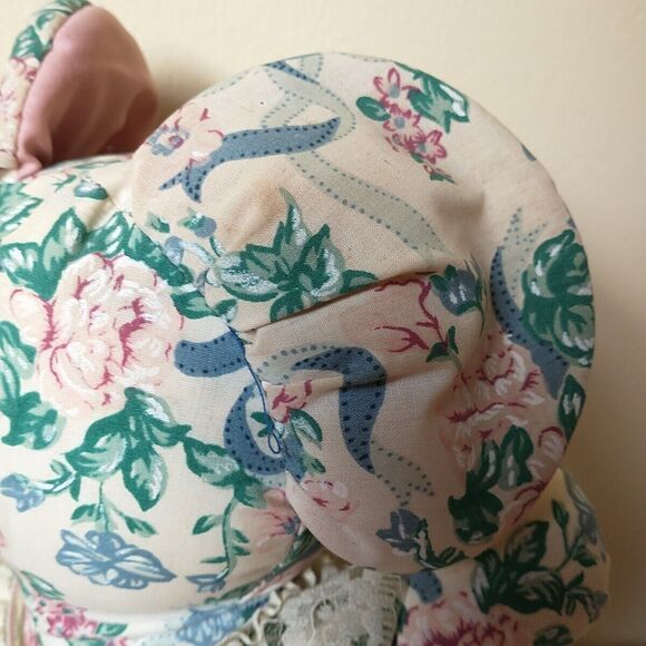 VTG Vantage International Floral Print Mouse Stuffed Animal Collectible Cottage - Picture 9 of 12